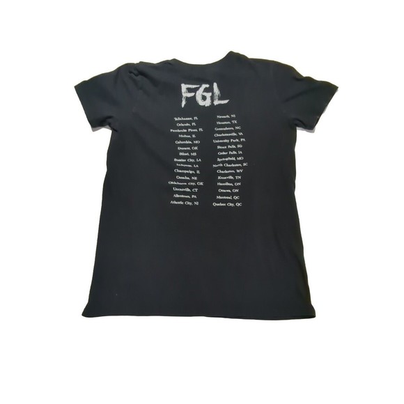 FLORIDA GEORGIA LINE Mens Sm 2017 FGL "Dig Your Roots Tour" Concert T-Shirt RARE - Picture 8 of 8